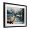 Stupell Industries Christmas Conversation In Wild Framed Print Under Glass, design by Petal Prints Design